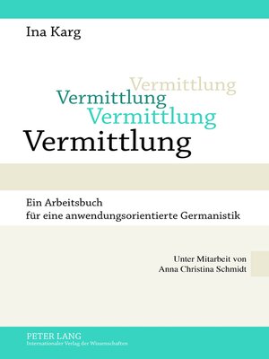 cover image of Vermittlung